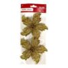 FLOR NATAL CPREGADOR 2UN GLITTER 14X14CM RIO MASTER WF1238 - Image 2