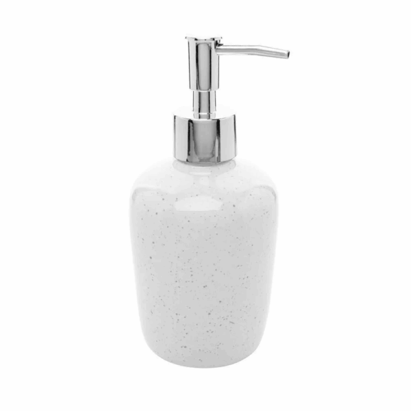 JOGO BANHEIRO 2PCS DOTS BRANCO CERAMICA WOLFF 20827 - Imagem 4