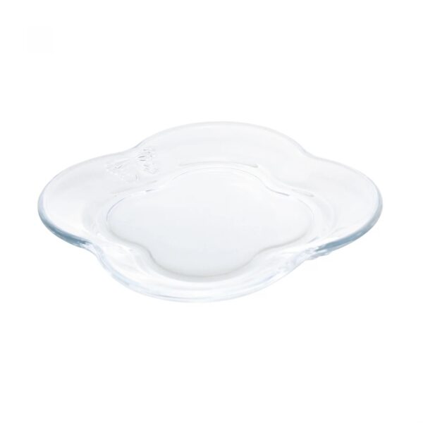 Conjunto 4 Pratos para Sobremesa de Vidro Butterfly 17cm - Wolff - Imagem 2