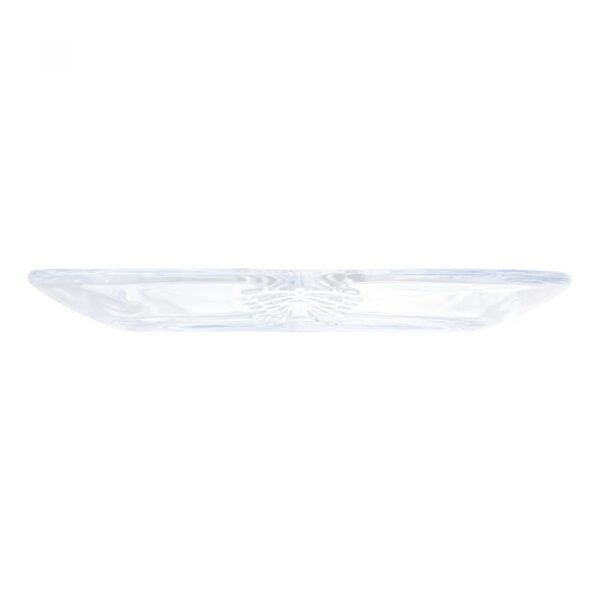 Conjunto 4 Pratos para Sobremesa de Vidro Butterfly 17cm - Wolff - Imagem 3
