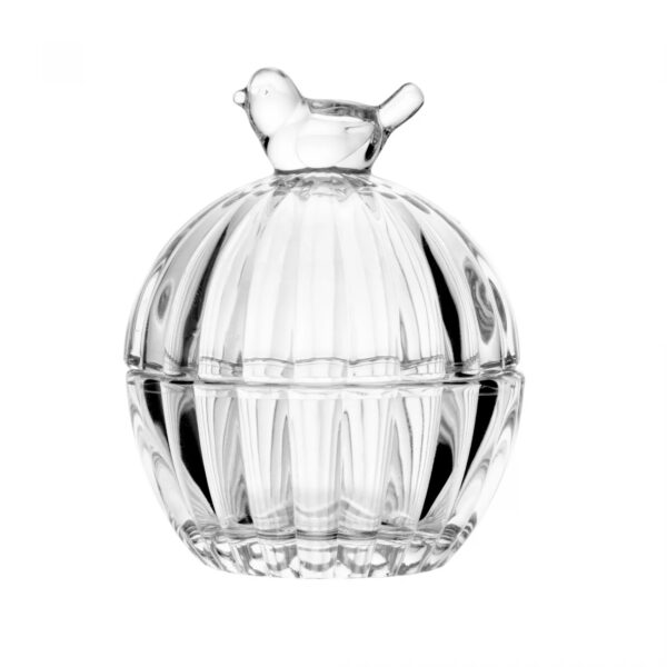 Potiche de Cristal Bird 8cm x 8cm x 9,5cm - Wolff - Imagem 2