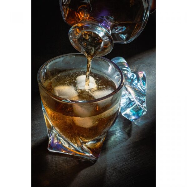 Copo para Whisky de Cristal Tortile 310ml - Wolff - Imagem 4