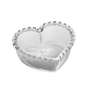 Bowl de Cristal Coração 13,5cm x 12,5cm x 5cm- Lyor