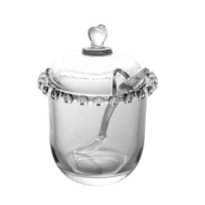 Açucareiro Coração Pearl 210ml Cristal - Lyor