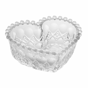 Bowl Coração Balls 13cm x 12cm x 5cm Cristal - Lyor