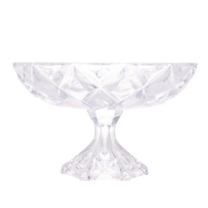 Centro de Mesa de Cristal Deli Diamond 32,5cm x 19,5cm - Lyor