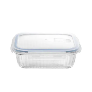 Pote Hermético de Vidro Borossilicato com Tampa Plástica Lines 1,04L - Wolff