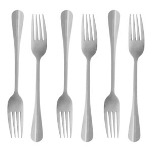 Conjunto 6 Garfos para Mesa de Aço Inox Positano 20cm - Lyor