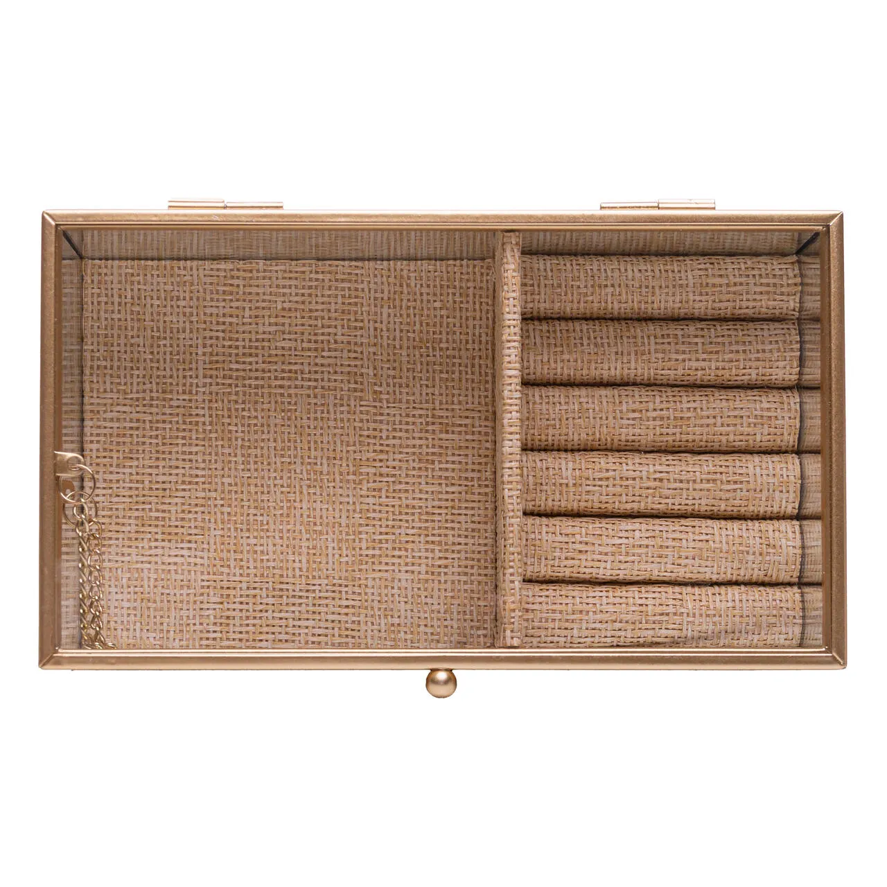 Porta-Joias Toscana 21cm x 12cm x 5,5cm Dourado Metal - Wolff - Imagem 2