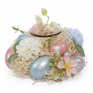 Porta Vela Ovos Coloridos - Páscoa