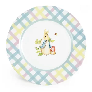 Prato Raso em Cerâmica Páscoa Collec Peter Páscoa - 1 unidade